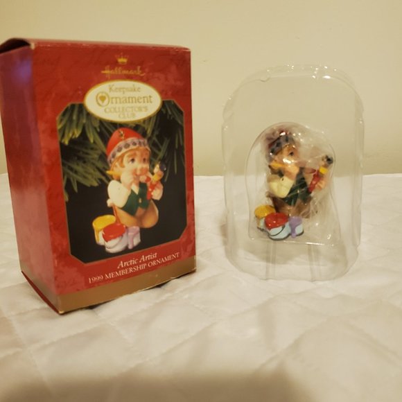 Hallmark Keepsake Ornament Collector's Club - Arctic Artist- 1999 - Picture 4 of 4